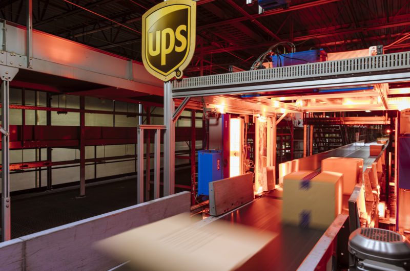 UPS shipping facility
